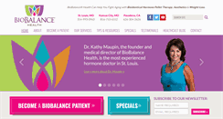 Desktop Screenshot of biobalancehealth.com